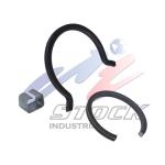 Anéis trava e de retenção especiais